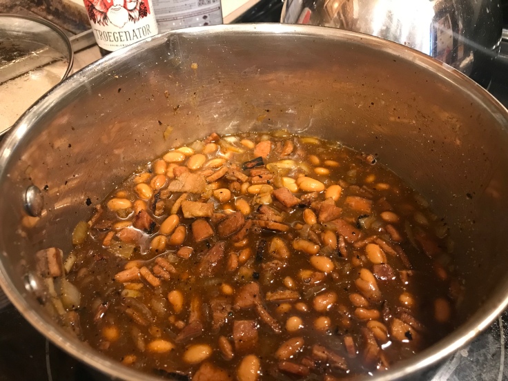 Savory, Smoky Pork and Beans In-the-Pot